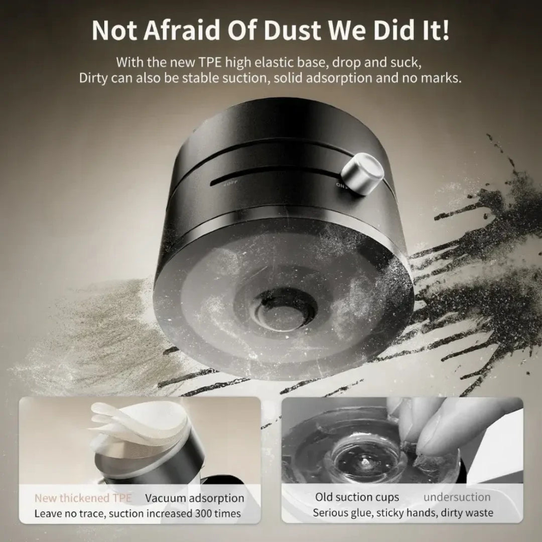 MaxMount™ – Magnetic Phone Holder with Vacuum Suction & 360° Rotation