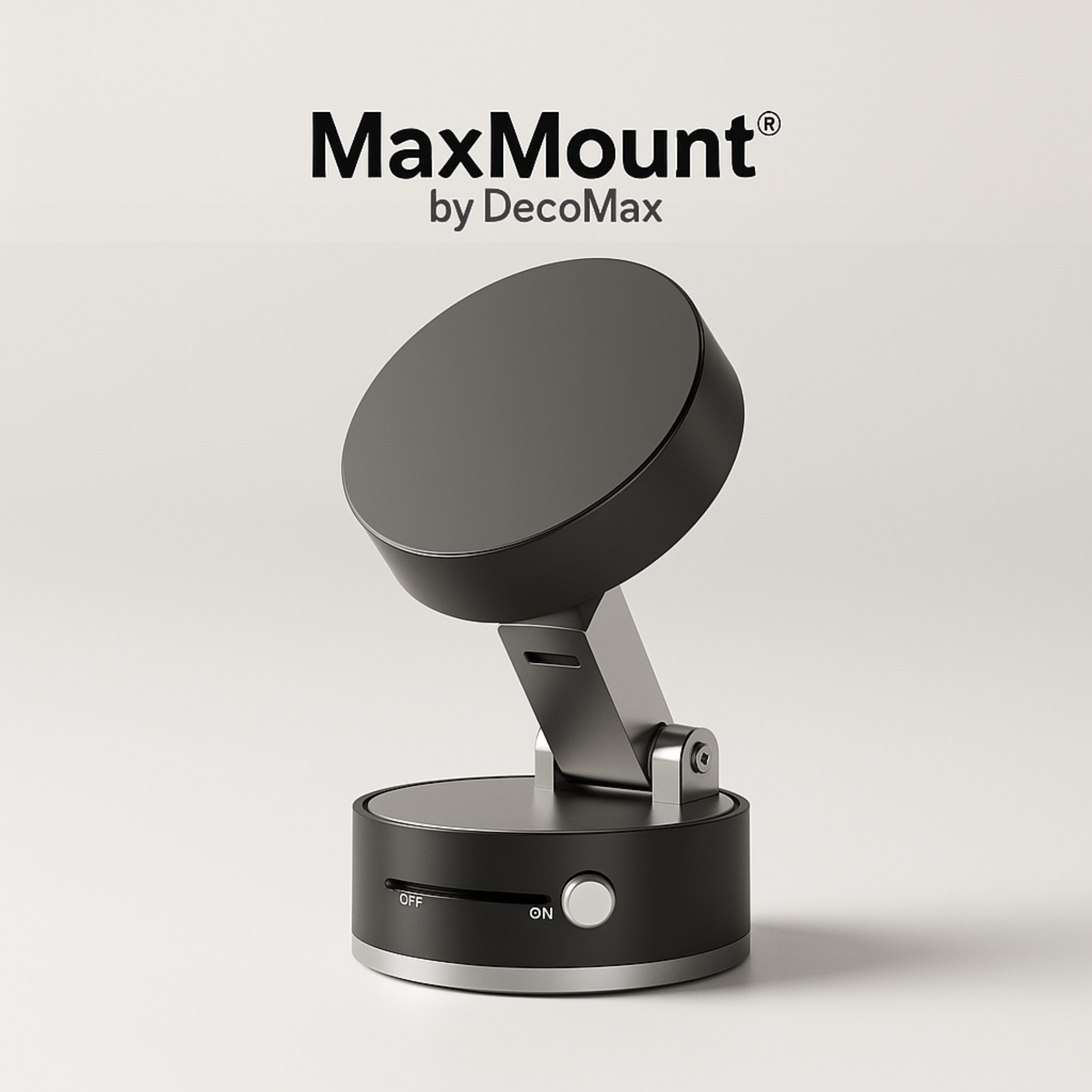 MaxMount™ – Magnetic Phone Holder with Vacuum Suction & 360° Rotation